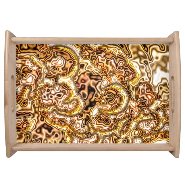 GOLDEN SERVING TRAY (Front)