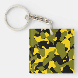 Golden Shadow Camo Keychain