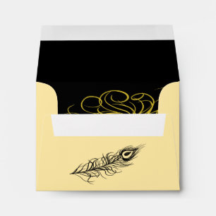 Golden Shake your Tail Feathers Small Envelope