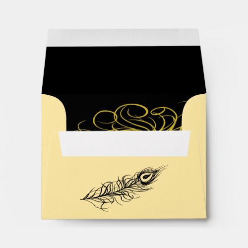 Golden Shake your Tail Feathers Small Envelope