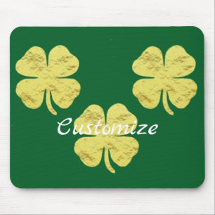 Golden Shamrocks Thunder_Cove Mouse Pad