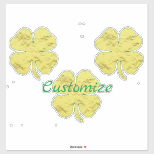 Golden Shamrocks Thunder_Cove Sticker
