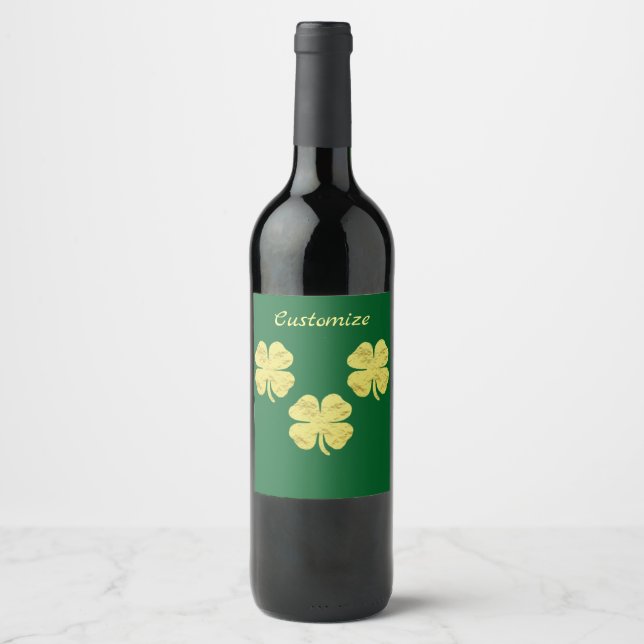 Golden Shamrocks Thunder_Cove Wine Label (Front)
