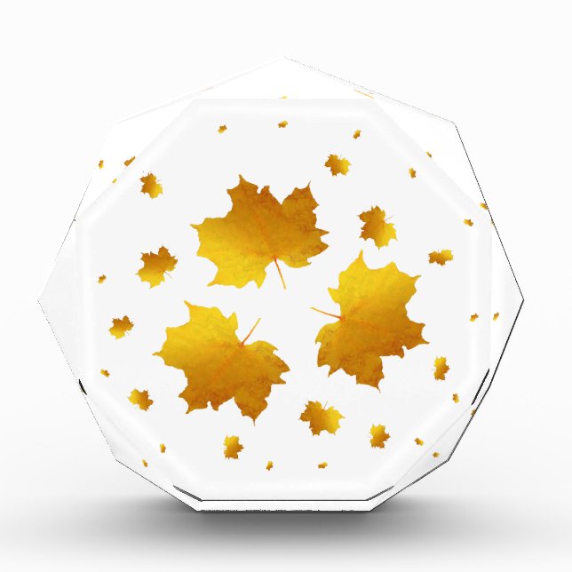 Golden Shimmer Maple Leaf Award (Front)
