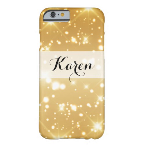 Golden Shine Barely There iPhone 6 Case