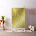 Golden shiny pattern letters chic fabric stripes