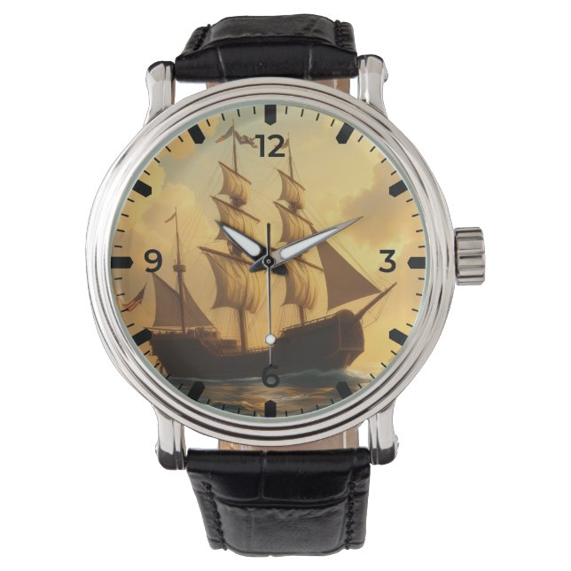 Golden Ship Watch (Front)