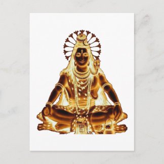 GOLDEN SHIVA POSTCARD