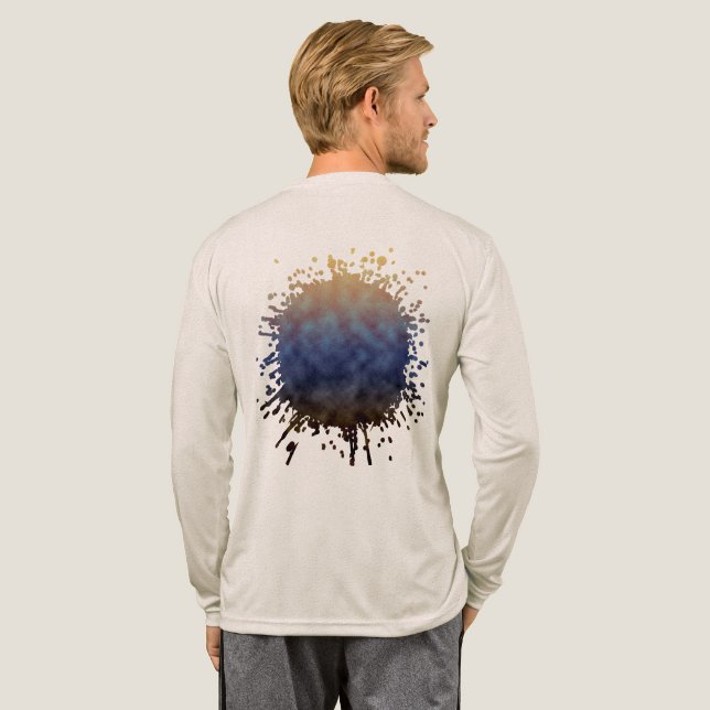 Golden Shoreline Tri-Blend Shirt (Full Back)