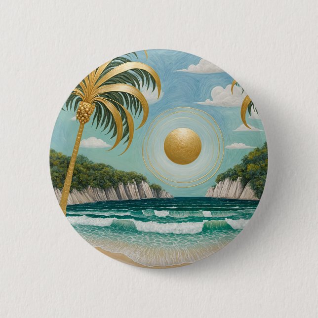 Golden Shores Button (Front)