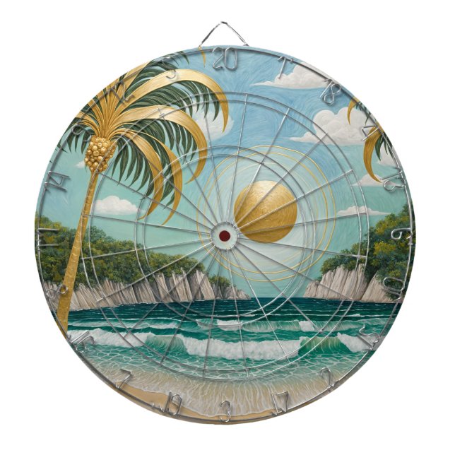 Golden Shores Dart Board (Front)