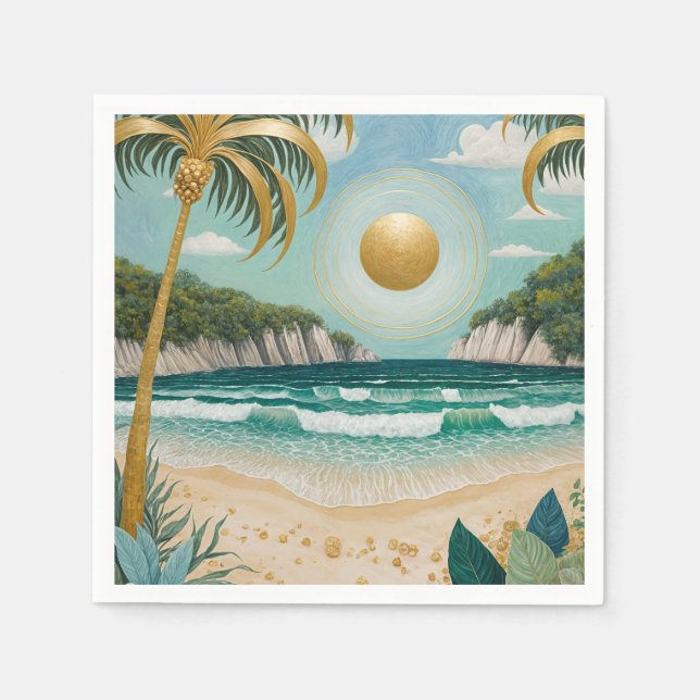 Golden Shores Napkins (Front)