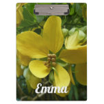 Golden Shower Tree Tropical Yellow Floral Clipboard