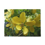 Golden Shower Tree Tropical Yellow Floral Doormat