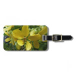 Golden Shower Tree Tropical Yellow Floral Luggage Tag