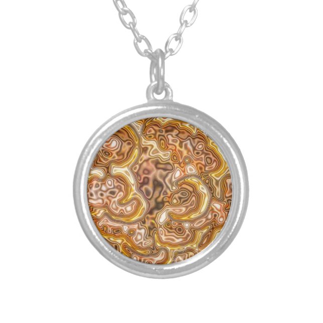 GOLDEN SILVER PLATED NECKLACE (Front)