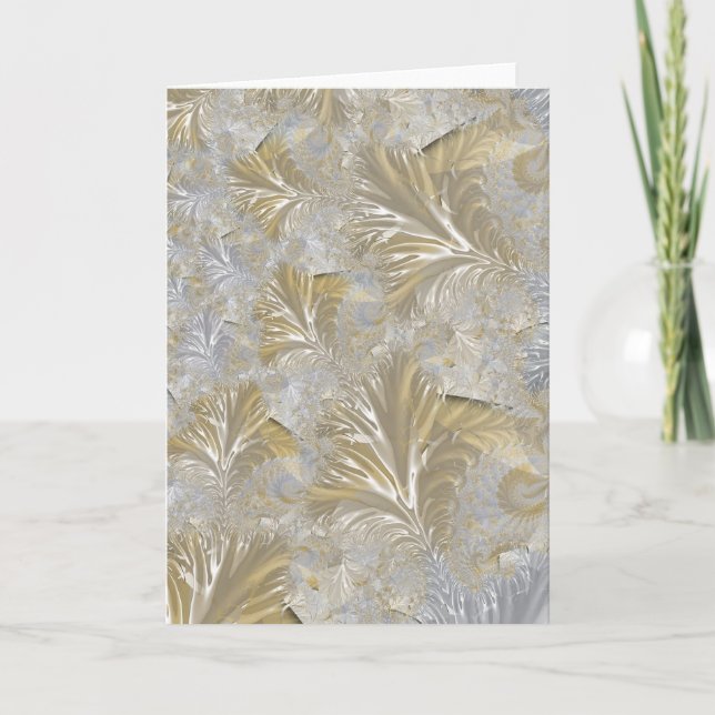 Golden Silvery One (card) Holiday Card (Front)