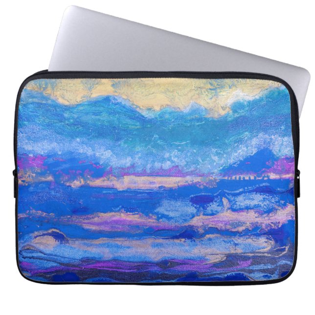 Golden Skies Laptop Sleeve (Front)
