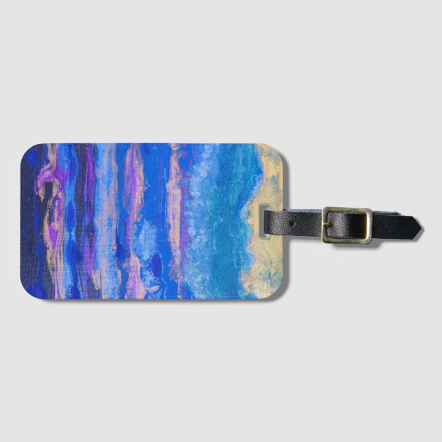 Golden Skies Luggage Tag (Front Horizontal)