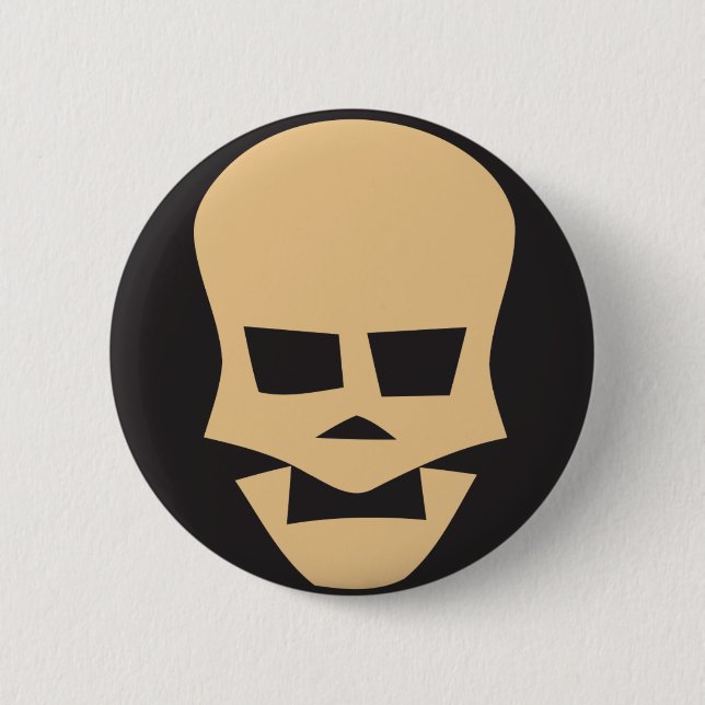 Golden skull button (Front)