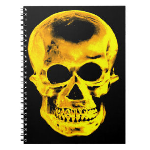 Golden Skull Notebook