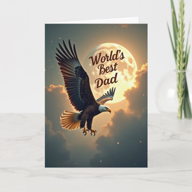 Golden Sky Best Dad Card (Front)