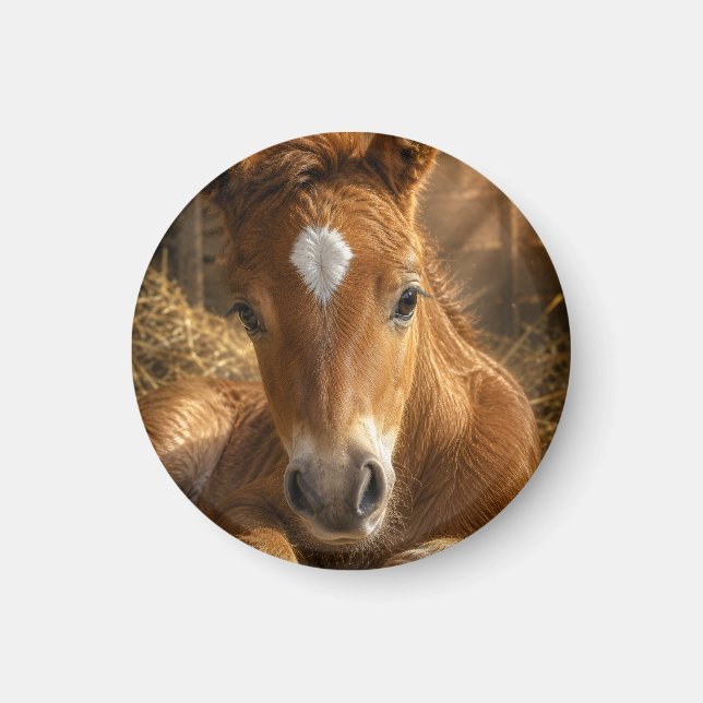 Golden Slumber gentle Foal Magnet (Front)