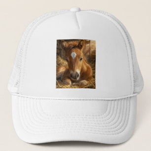 Golden Slumber gentle Foal Trucker Hat