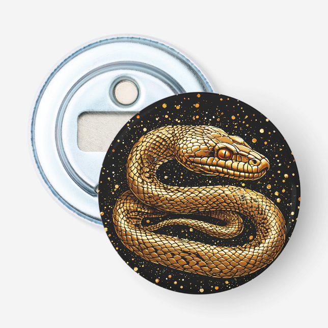 Golden snake bottle opener (Front)