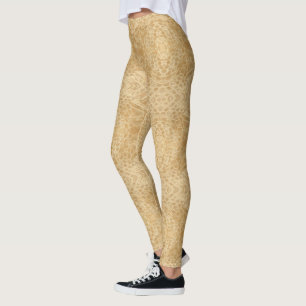 Golden Snake Skin Molt Leggings