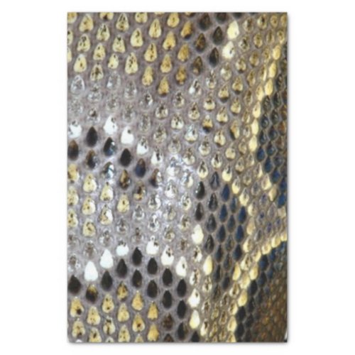 Golden snake skin pattern tissue paper
