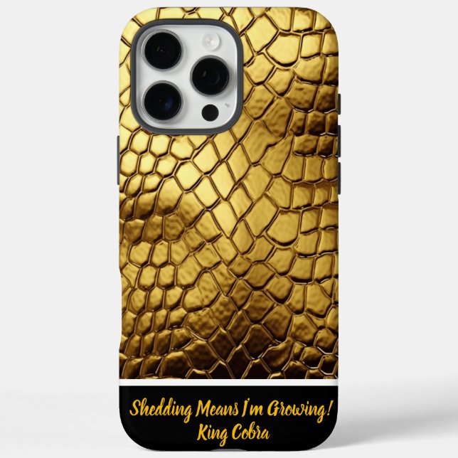 Golden snake skins gleam in the light Case-Mate iPhone case (Back)