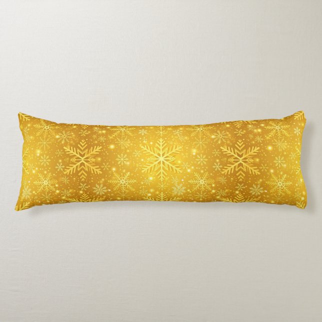 Golden Snow Body Pillow (Front)