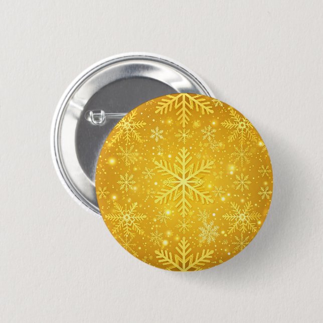 Golden Snow Button (Front & Back)