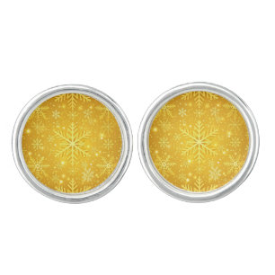 Golden Snow Cufflinks