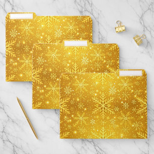 Golden Snow File Folder