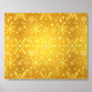 Golden Snow Foam Core Photo Tile