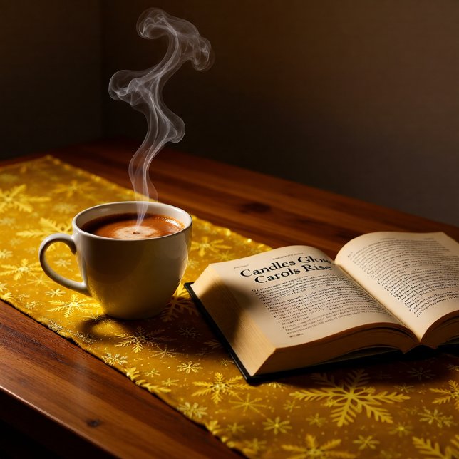 Golden Snow Long Table Runner (Creator Uploaded)
