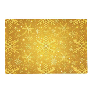 Golden Snow Placemat