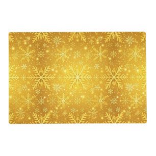 Golden Snow Placemat