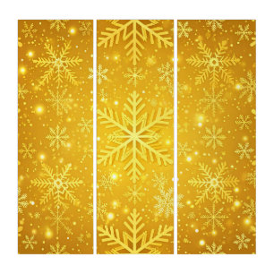 Golden Snow Triptych