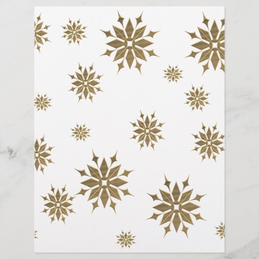 Golden snowflakes (Front)