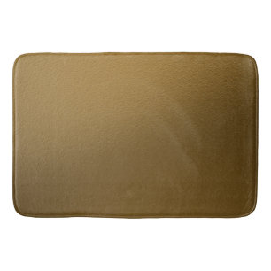 Golden sober bathroom mat