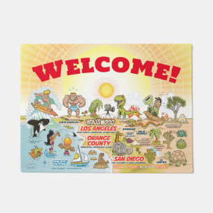Golden SoCal Welcome Mat