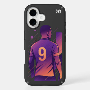 Golden Soccer Vibe Stylish iPhone Case for Foot