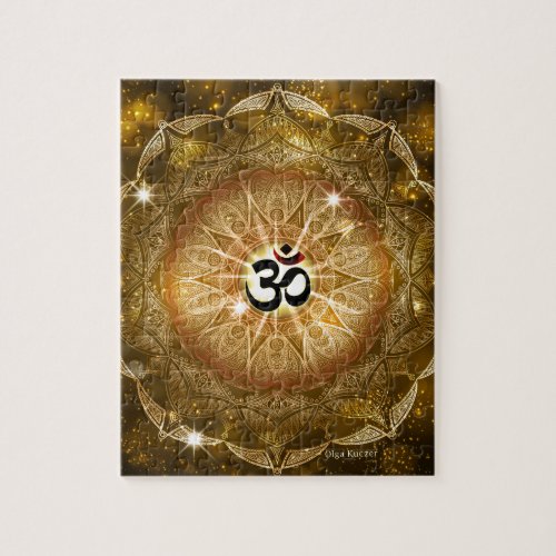 Golden Sound of Om Jigsaw Puzzle