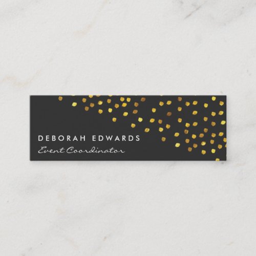 Golden Specks Mini Business Card