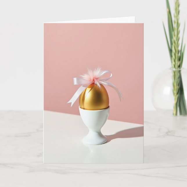 Golden Sphere Celebration Card (Front)