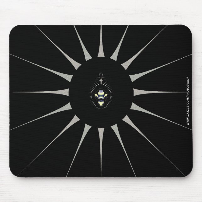 Golden Spider Mouse Pad (Front)