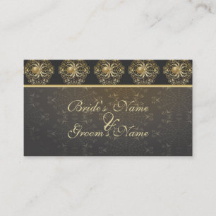 Golden Spiders Website Wedding Card